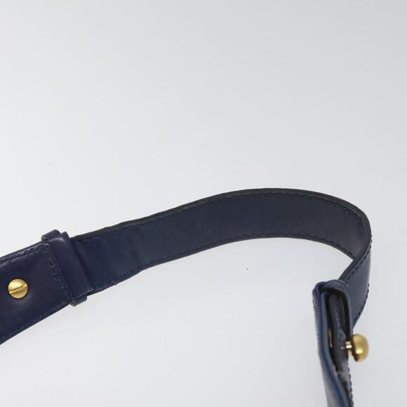 CELINE Shoulder Bag Leather Blue - Picture 8 of 13